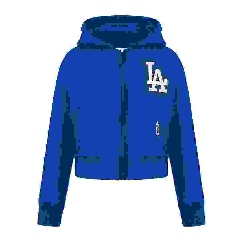 Pro Standard MLB Los Angeles Dodgers Classic Big Girls' Blue Fleece Full-Zip Jacket